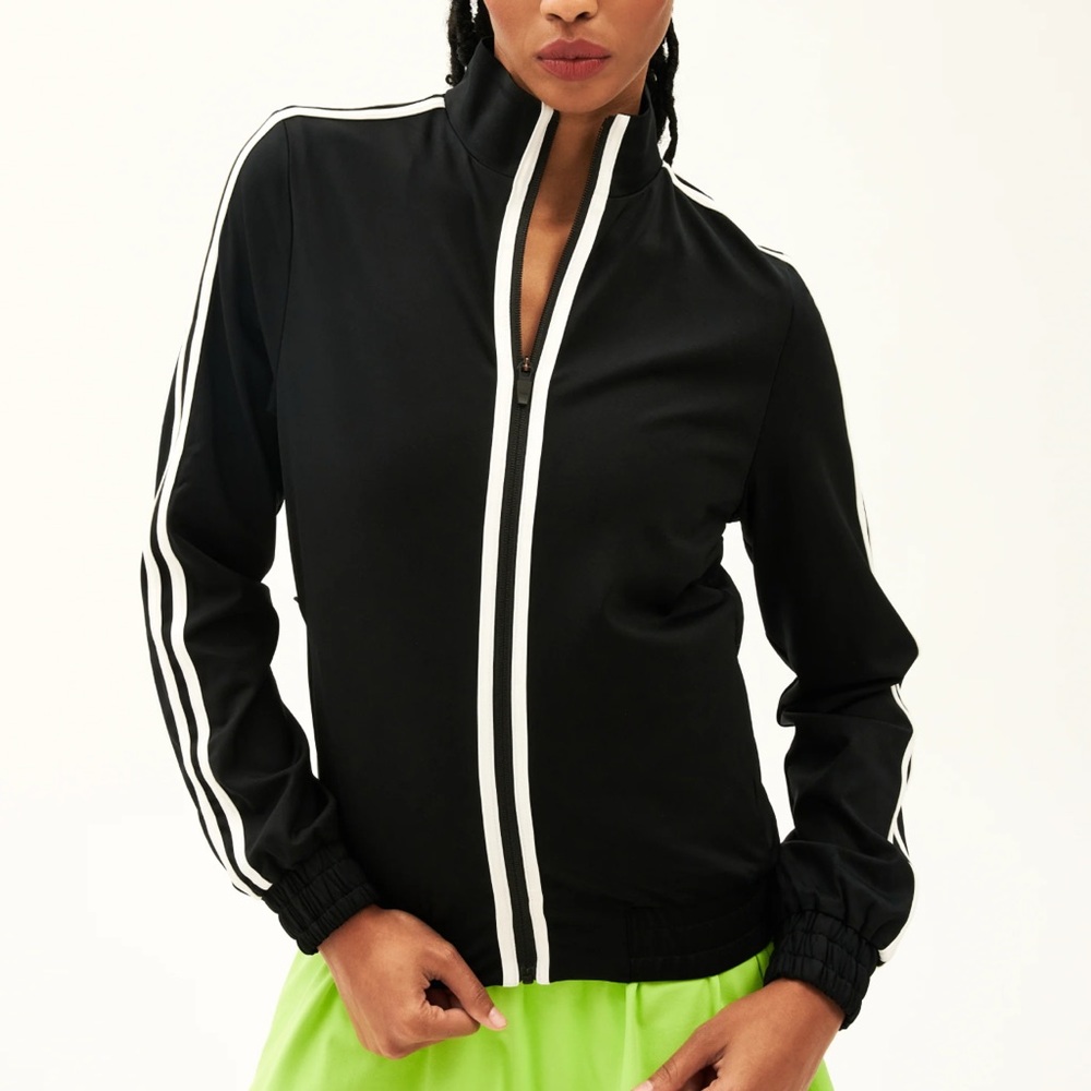 NWOT SPLITS59 Fox track jacket in black and white